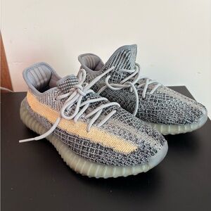 adidas Yeezy Boost 350 V2 Gray and Cream Sneakers
